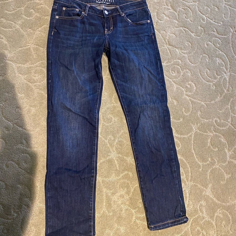 Dark Wash Blue Skinny Jeans